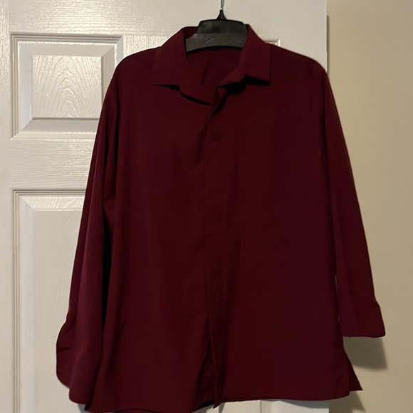 Doc & Amelia Maroon Buttondown - Picture 1 of 6
